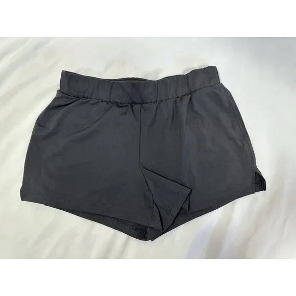 Columbia Running Shorts Black Women's Small Back Zippered Pocket 2in Inseam - Picture 1 of 8